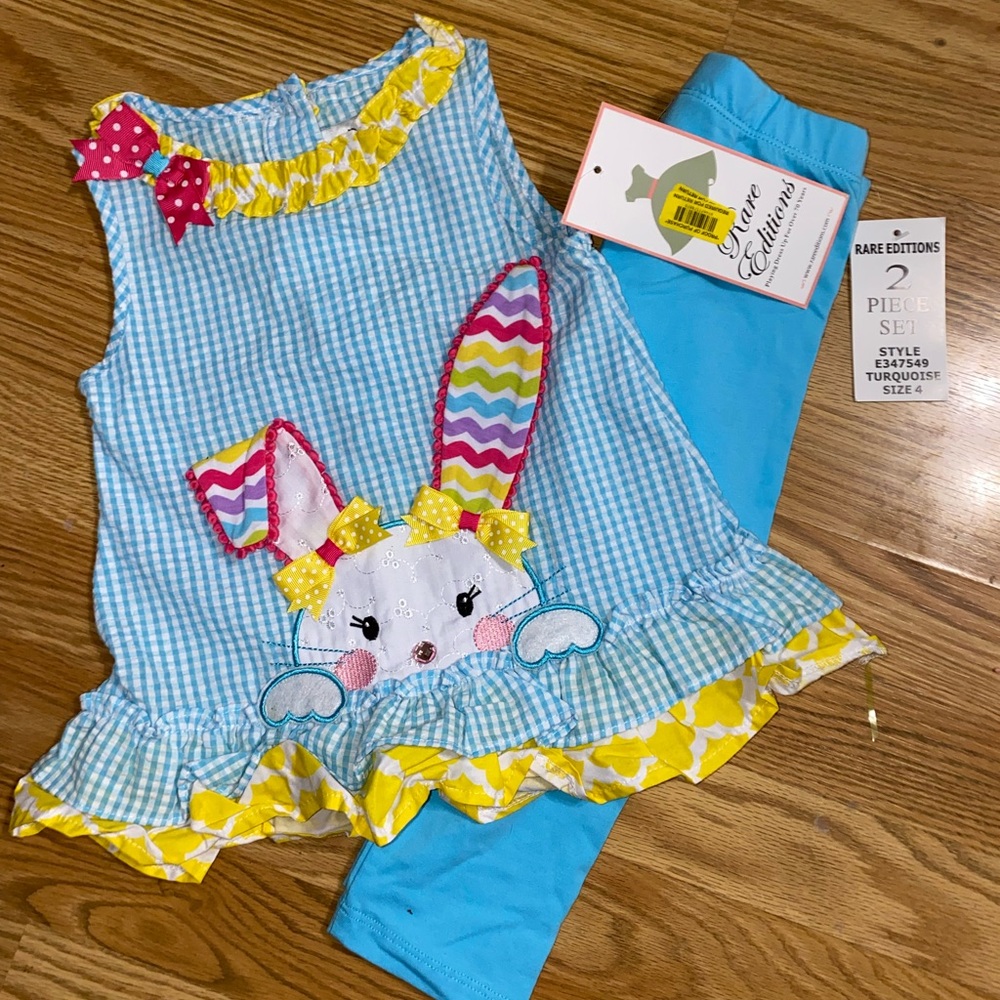 NWT Rare Editions Bunny Rabbit Easter Outfit